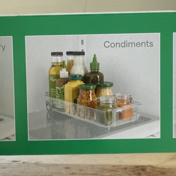 YouCopia RollOut Fridge Caddy, 6" Wide 6" Wide, Clear - Picture 10 of 12